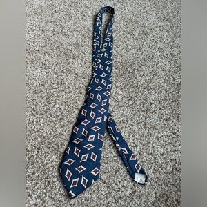 Oscar De La Renta Couture Men's Blue Necktie Tie